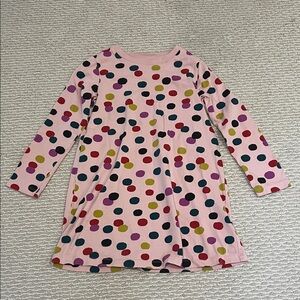 Hanna Andersson Pink Dress with Multicolor Dots